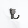 Bear shape Hanging Clothes Hook Rust-proof Strong Bearing Capacity Wall Hanging Hook Wear-resistant Zinc Alloy Wall Coat Rack