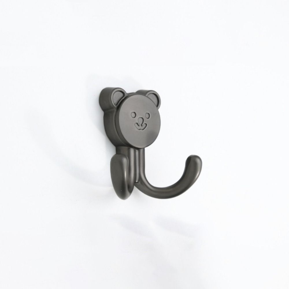 Bear shape Hanging Clothes Hook Rust-proof Strong Bearing Capacity Wall Hanging Hook Wear-resistant Zinc Alloy Wall Coat Rack