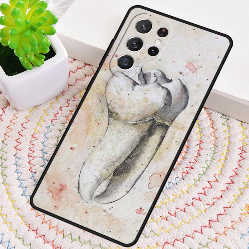 Wisdom Teeth Dentist Tooth TPU Phone Case For Samsung Galaxy Note 10 Pro S26 S25 S24 S23 S22 Ultra Plus S21 FE S20 Cover