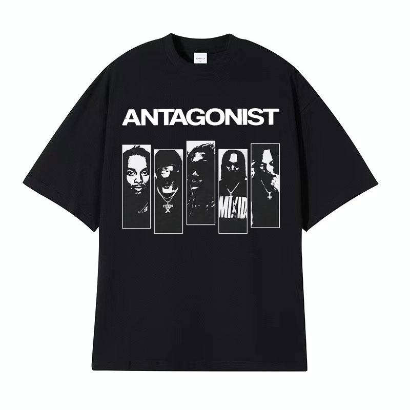 Rapper Narcissist Opium Carti Ken Carson Graphic T Shirt Men Women Harajuku Hip Hop Tshirts Fashion Oversized Cotton Tshirt Y2k