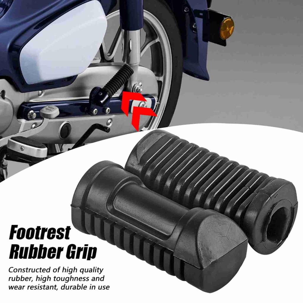 CG 125 Footrest Rubber Grip Footrest Cover Rubber Mat for Footrest for Motorcycles Made of High Quality Rubber   the Original Pedals