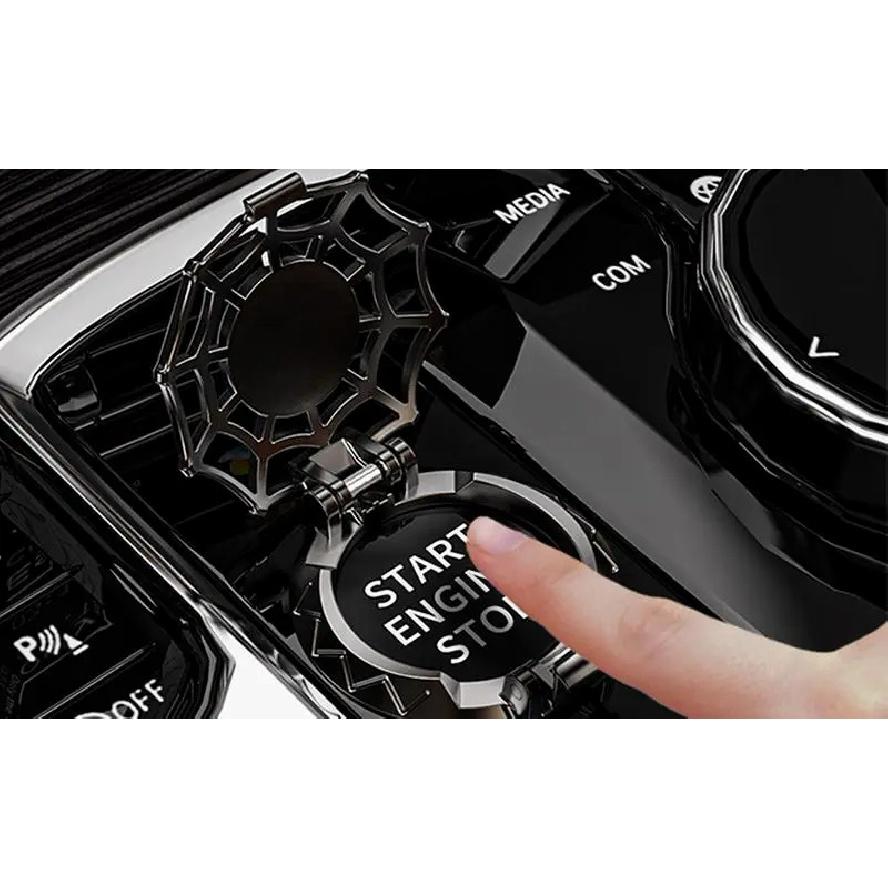 Push To Start Button Cover Crystal Engine Ignition Start Stop Push Button Switch Protective Cover Auto Interior Accessories