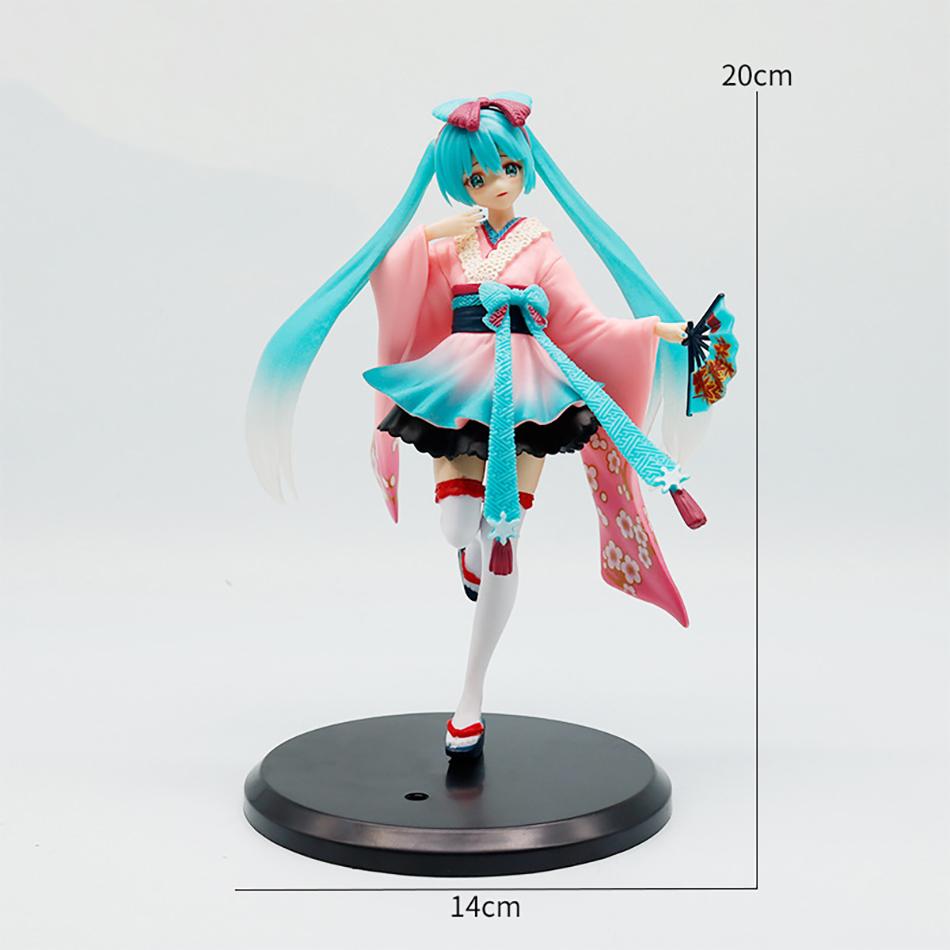 

Аниме Хацунэ Мику Токио Кимоно Фигурка Модель Настольная Милая Фигурка Действия Коллекция Каваи Девочка Игрушки ПВХ Позируемая Сочлененная Масштаб Детализированная Движущаяся