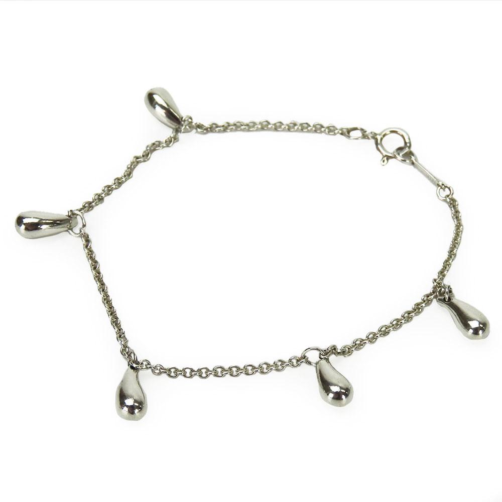 Used TIFFANY&Co. bracelet teardrop Silver925 4.4g Silver El Saperetti