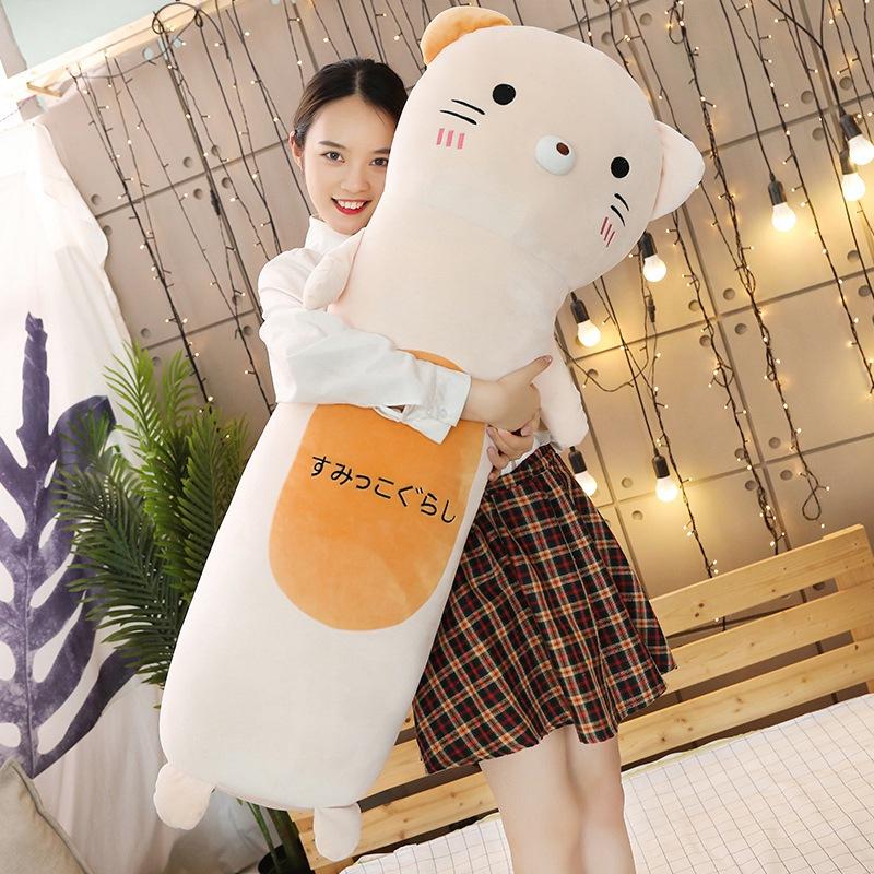 Japanese Animation Plush Pillow Toy  Bear&Cat&Dinosaur&Penguin Cartoon Stuffed Doll Lovers Valentine Gift