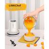 Food Processor LINKChef Mixer Compact 500ml Electric 260W Meat Grinder Chopper Minced Baby Grated Daikon Ground Ice Lightweight Quiet Easy Clean 2 Can