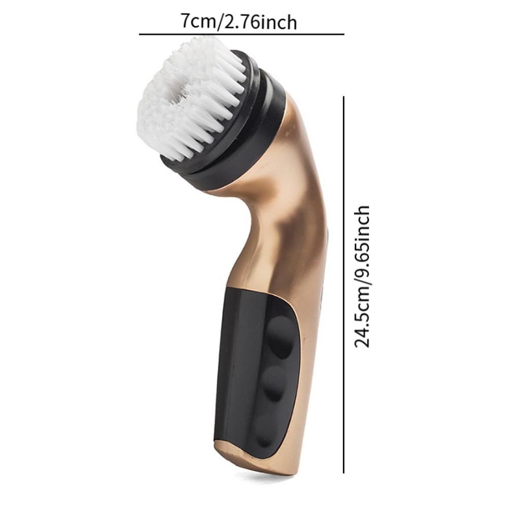 Electric Shoe Polisher Brush Buffer Cordless Portable for Sneaker Shoes Bags