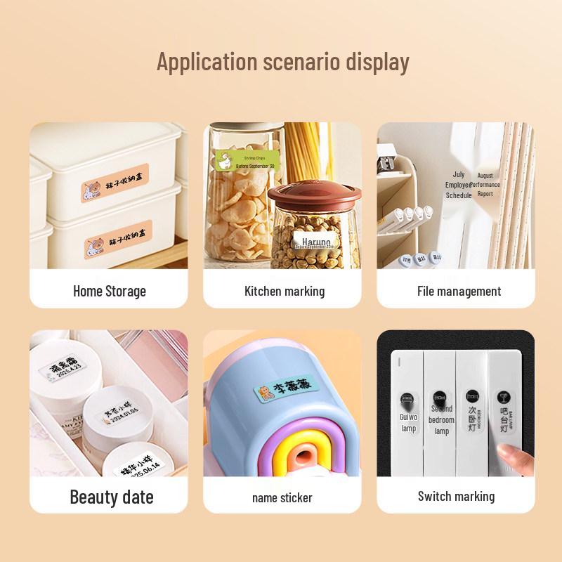 Portable Bluetooth Thermal Label Printer for Price Tags and Smart Labels
