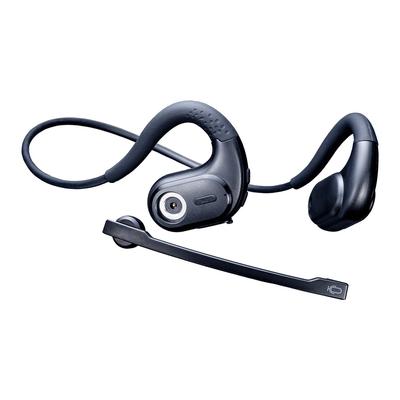 Sanwa Direct Open-Ear-Kopfhörer, Headset mit Mikrofon, Luftleitung, wasserdicht, IPX5, Geräuschunterdrückung, bis zu 10 Stunden Ladezeit, blockiert nicht Ihre Ohren