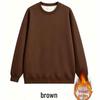 Unisex Heavyweight Cotton Crew Neck Sweatshirt - Minimalist Japanese Style