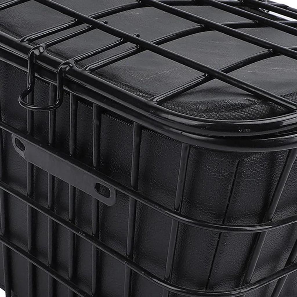 Basket Sundries Organizer Easy to Install Accessories Bike Rack with Liner Bag for Biking