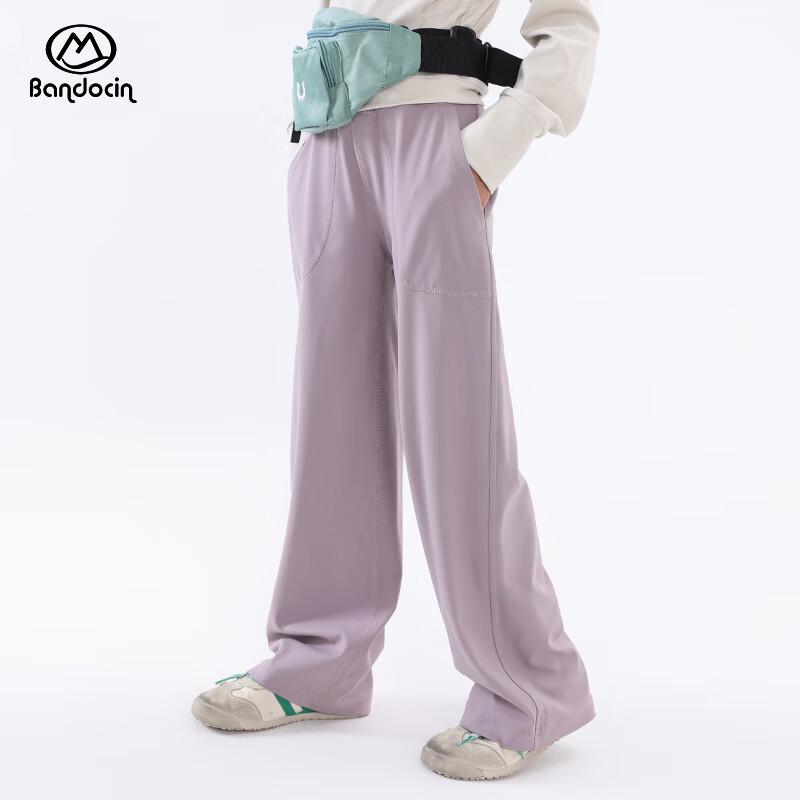 Girls' Autumn/Spring Loose Straight-Leg Casual Pants