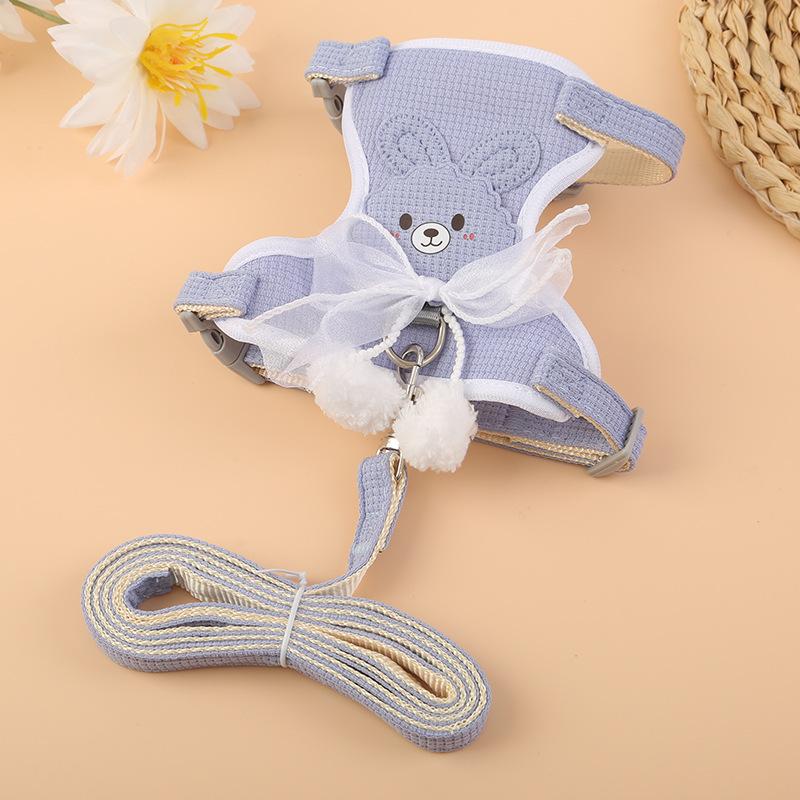 Pet Lightweight Chest Dog, Small Bee Chest, Strap, Dog Walking Leash, Dog Going Out Leash, Medium and Small Dog Chest