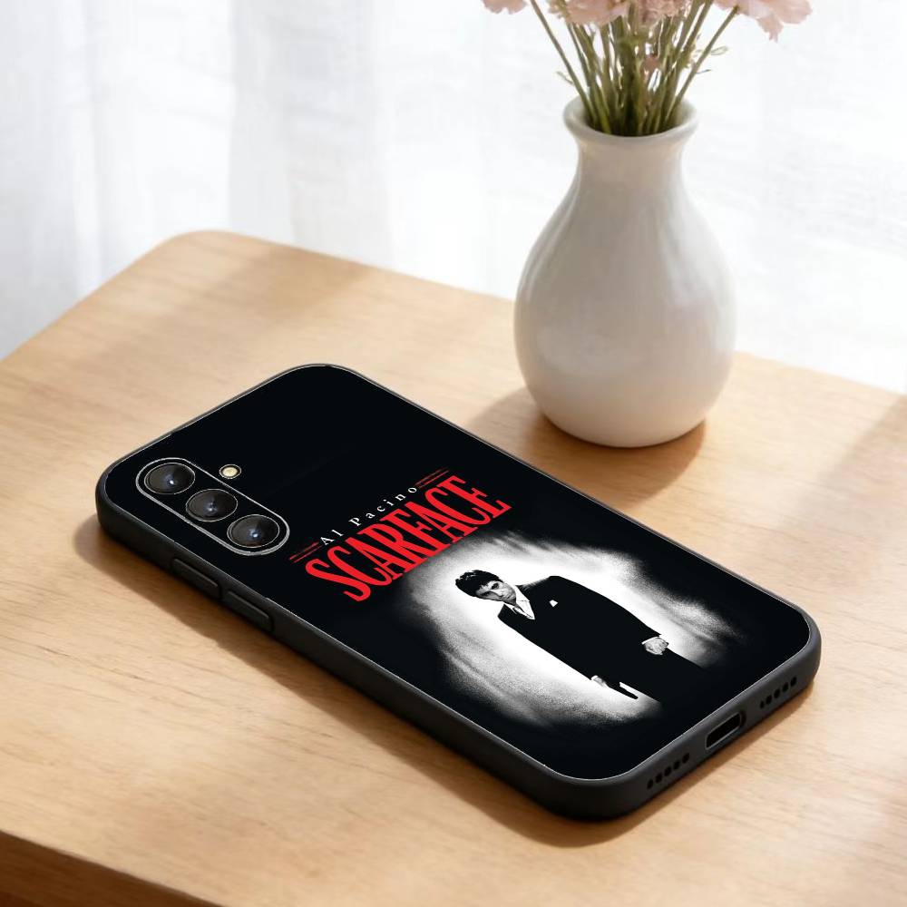 W-Scarfaces-1983 Film Phone Case For Samsung Galaxy A73,A72,A71,A70,A52,A51 Others Soft Black Cover