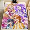 Pretty Cure Best Friends Blanket, Pretty Cure Fan Cozy Throw, Great Gift.chl