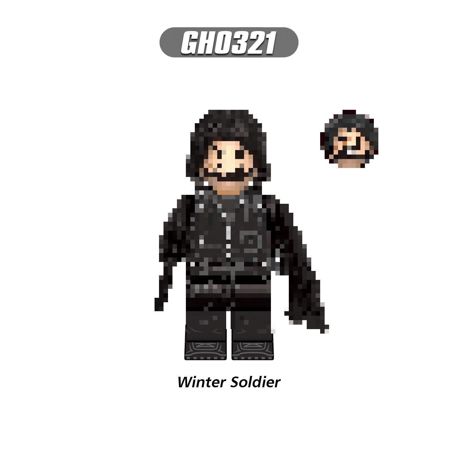 Super British Series Winter Soldier Sentry Educational Building Block Toy