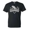 Connecticut Whale Arch - Hometown State Pride T Shirt - Black