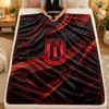 Flannel BlanketStoke City Football Warm Soft Throw Blanket for Indoor Sofa Bed Living Room Use
