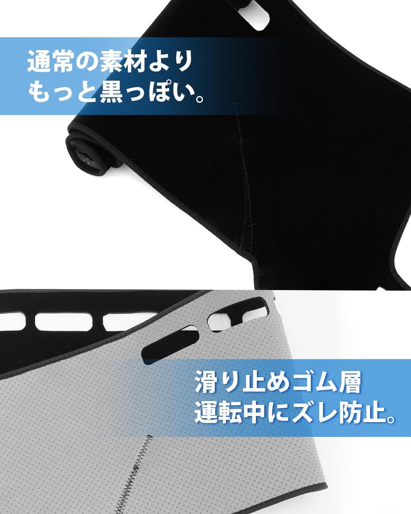 Cartist Dashboard Mat for Toyota Aqua NHP10 NHP10H Reduces Reflections On the Prevents Sun and Protects the Dashboard from Durable Cotton Velvet