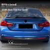 BMW 4 Series G22 M4 Style Rear Spoiler, No-Drill Install (2021+)