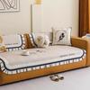 Retro French Sofa Cushion Light Luxury High-End Seat Cushion Chenille Four-Season Universal Straight Row Sofa Cover Cover Cloth