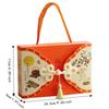 5 Piece 6 Grid Egg Yolk Pastry Gift Box with Tassel Cookies Packaging Box  Mid-Autumn Festival