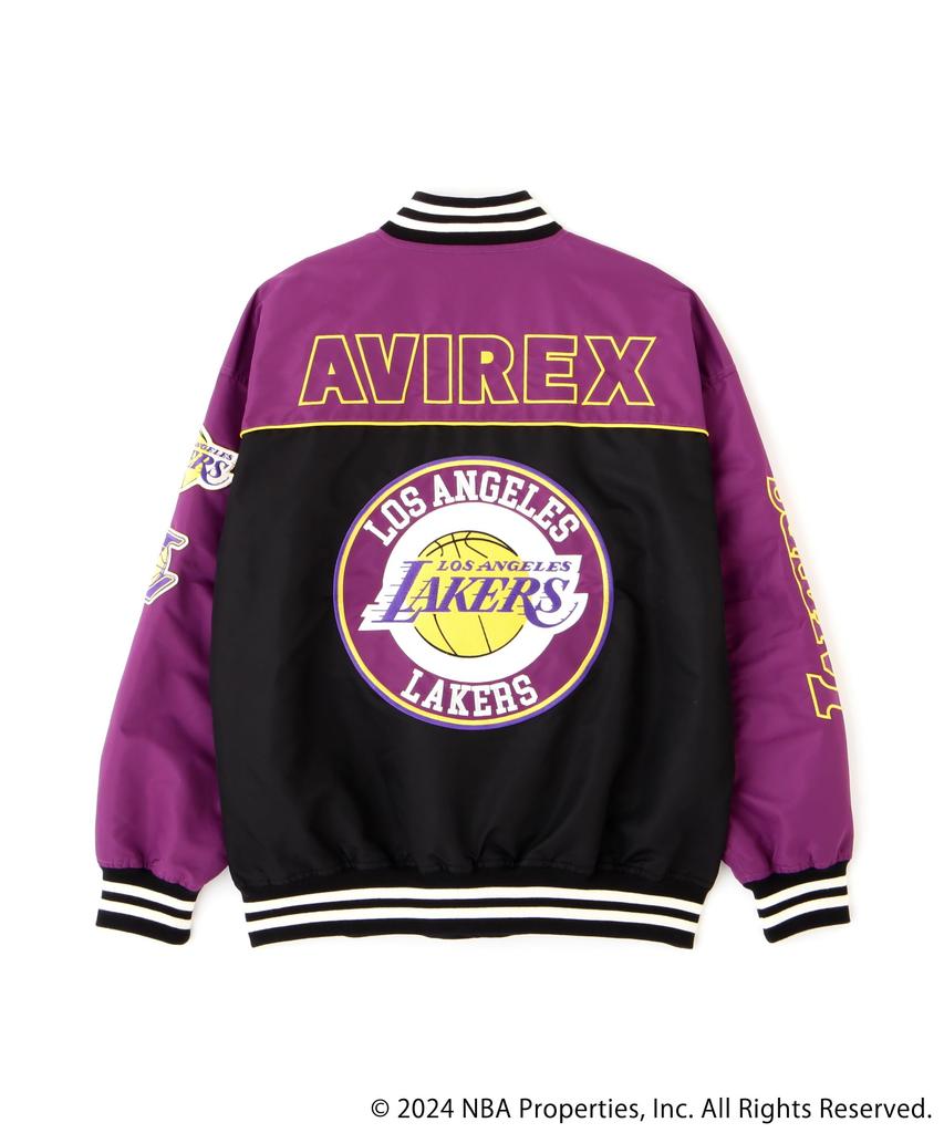 NBA NYLON JACKET M 080 Purple [Avirex] Men's 783-5152010