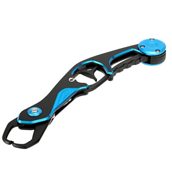 Aluminum Fish Grip Fish Catcher Ultra-Lightweight (Blue)