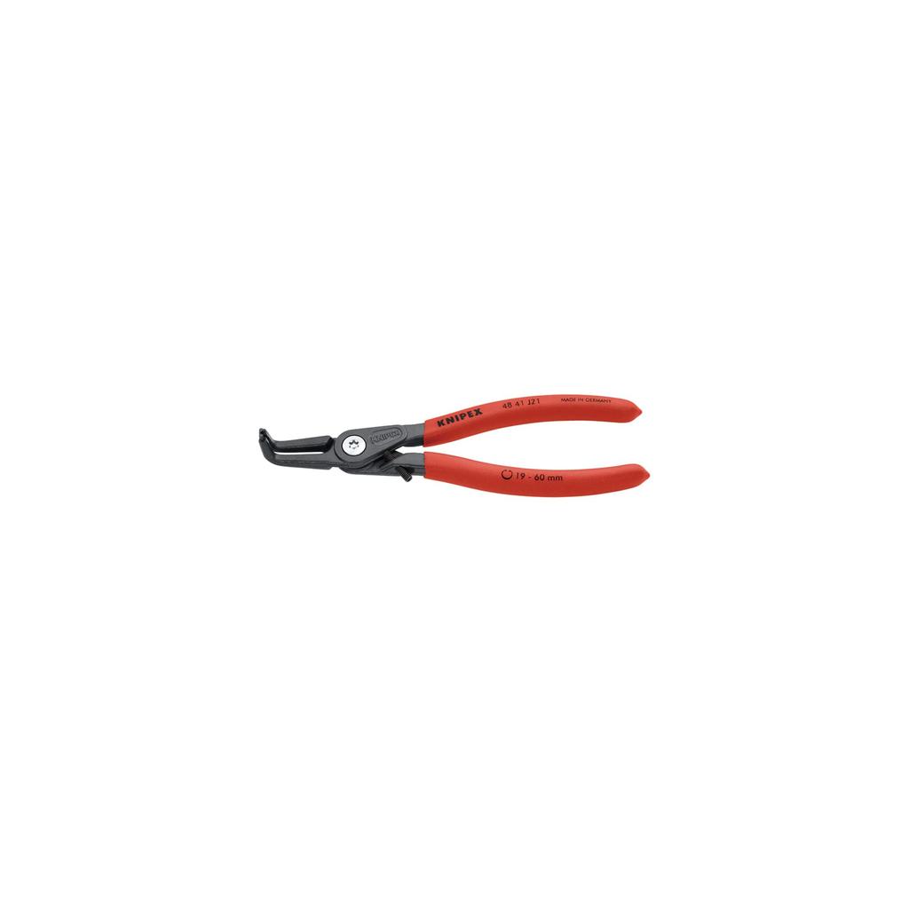 KNIPEX Precision Snap Ring Pliers for Bent Bent 4841-J21 Holes, (Stoha 90° 19-60mm