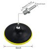 Car Polishing Sponge Pads Kit Foam Pad Buffer Kit Polishing Machine Wax Pads for Auto Motorcycle Motor Vehicle Removes Scratches