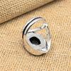Black Spinel Gemstone Handmade Jewelry 925 Sterling Silver Ring Jewelry