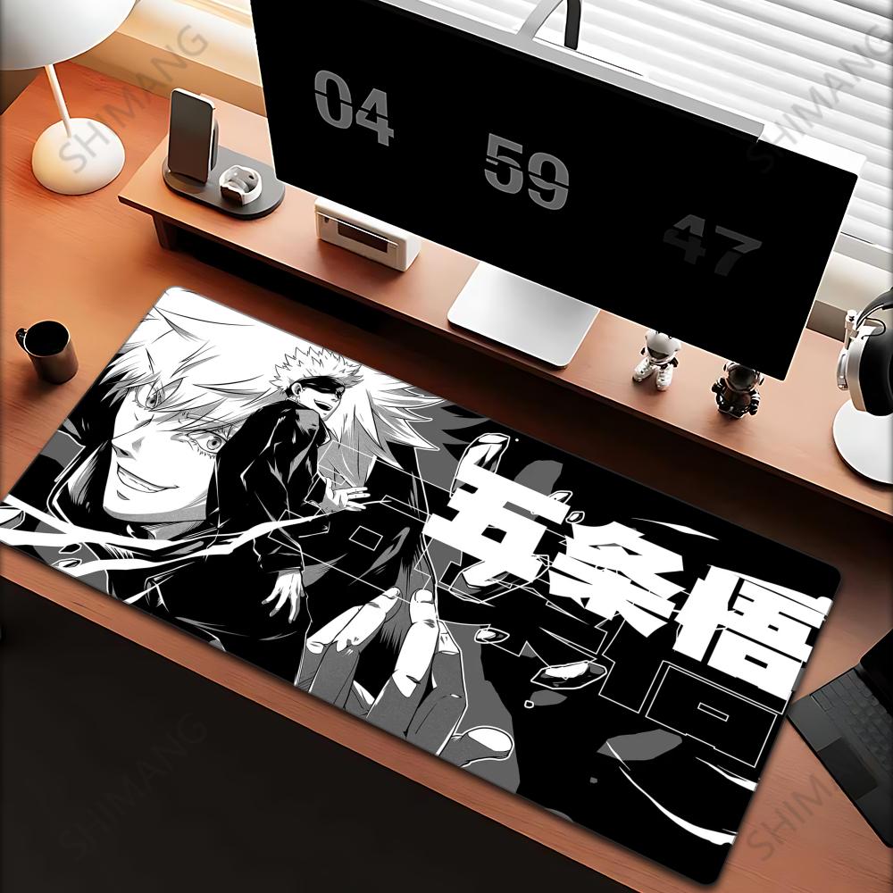Satoru Gojo Laptop Accessories Keyboard Pad Desk Mat Set Up Gaming Mat Desk Pad Setup Gamer Mouse Pad Office Big Mousepepad