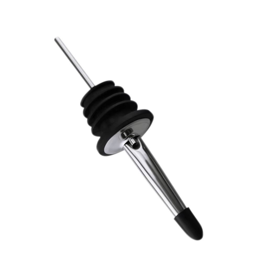 6/12Pcs with Rubber Dust Caps Liquor Bottle Pourers Self-closing Olive Oil Dispenser Spout  Vinegar