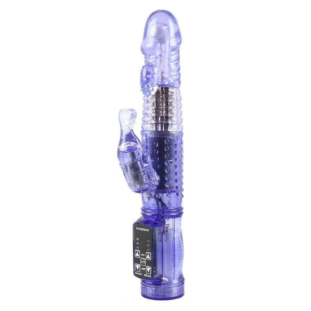 Rabbit Sex Tool Vibrating Retractable Vibrator for Women Rotation Dildo G Spot Sex Toy
