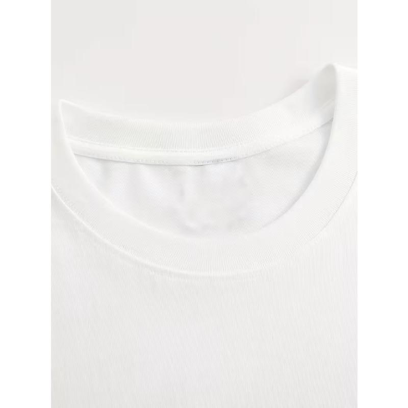 Europäische Größen Herren T-Shirt mit Buchstabendruck - Slogan "Egal wie du dich fühlst, steh auf, zieh dich an, zeig dich und gib niemals auf"