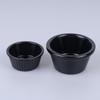 Sauce Bowl Round Glossy Melamine Black Mini Dipping Cup American Tableware For Cafe For The Kitchen