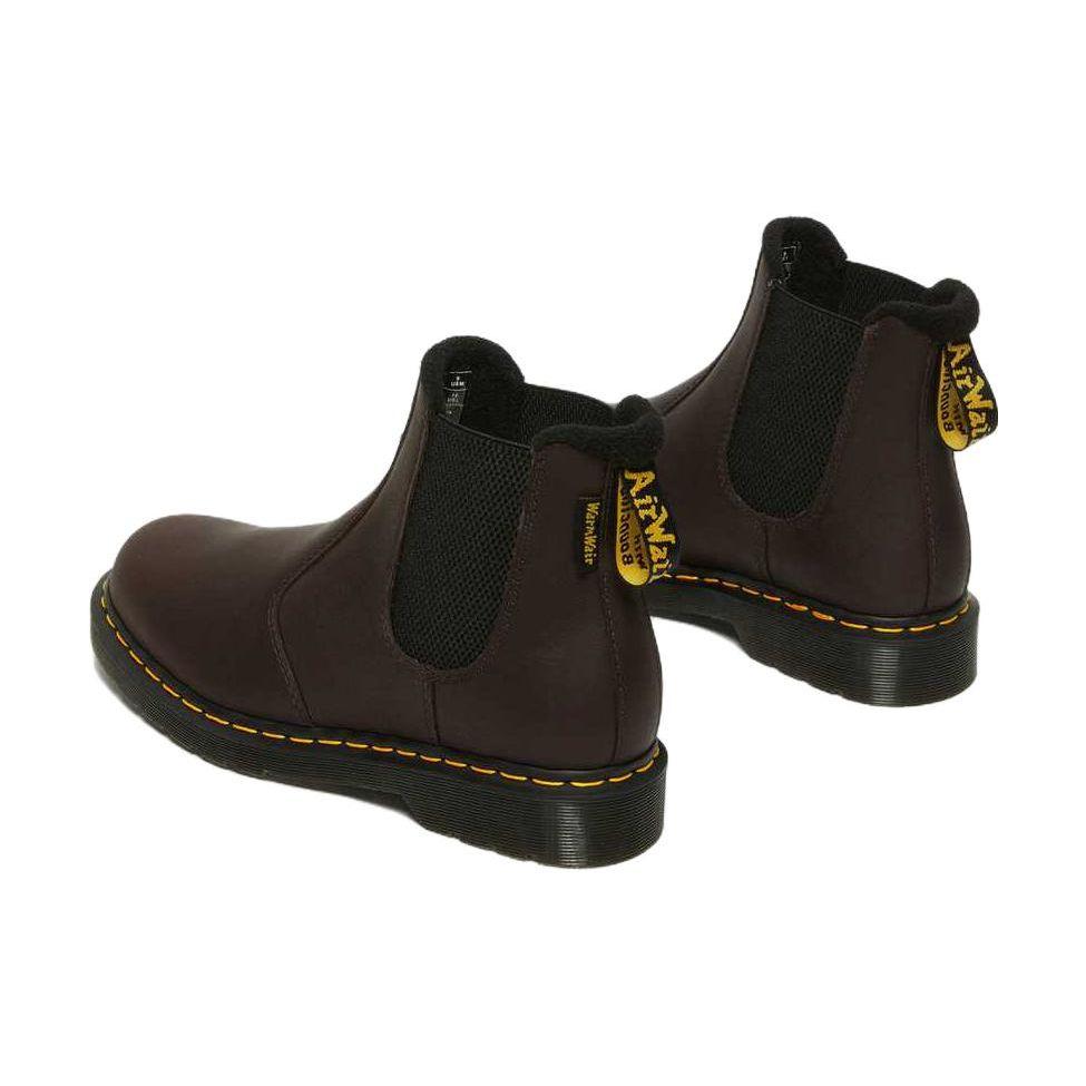 Dr. Martens 2976 Warmwair Leather Comfortable Warm Ankle Chelsea Boots Unisex Boots Dark-Brown 27821201