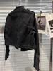 Women's Slim Stand Collar Long Sleeve Denim Jacket - Trendy Spring & Autumn Style