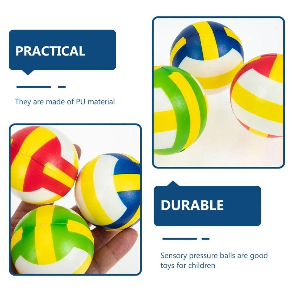 3 Pcs Volleyball Tennis Volleyball Kids Mini Toys Jump Ball Outdoor Sports Toys  Boy Kids Gift