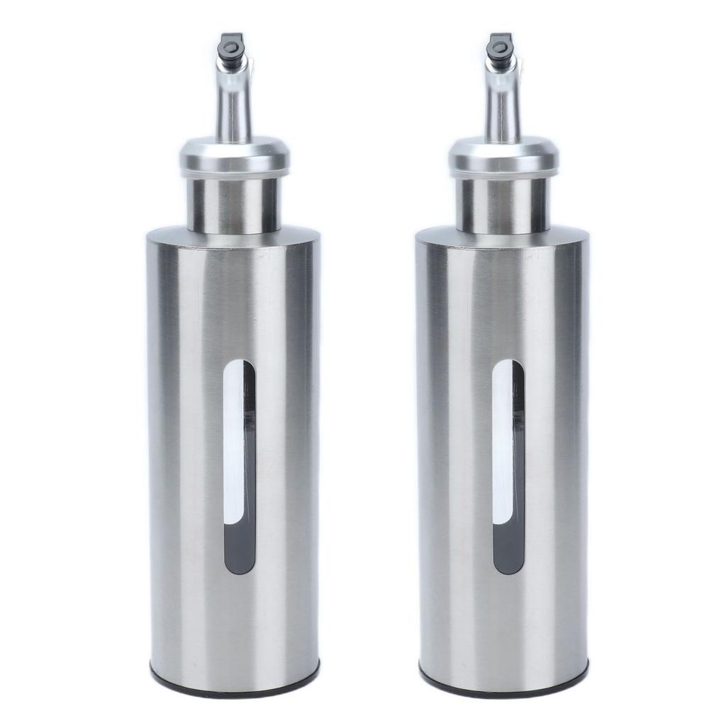 Oil Dispenser Bottle Stainless Steel Easy Refill and Cleaning Modern Olive Oil Dispenser for
