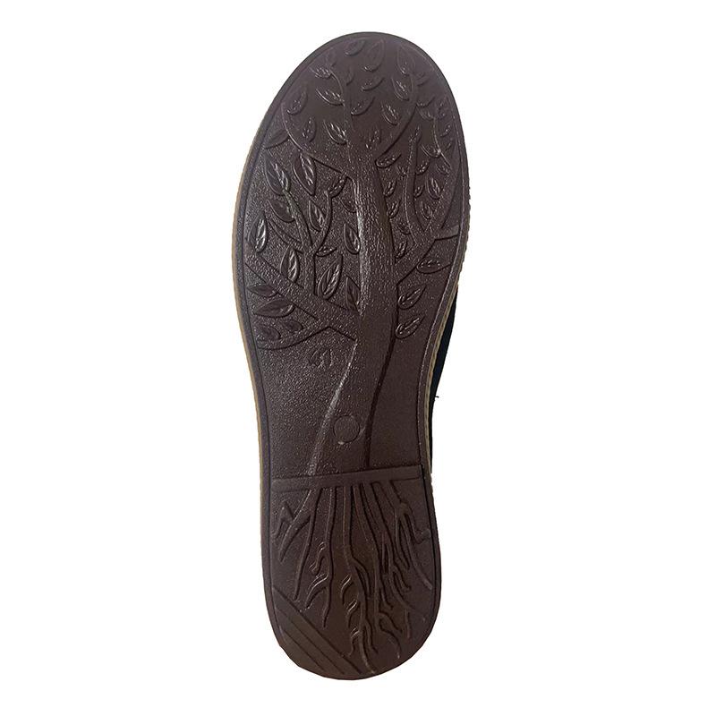 Men's Cloth Shoes Breathable and Lightweight Dad Shoes Soft Sole Non-slip Fashion Casual Middle-aged and Elderly Lazy Shoes