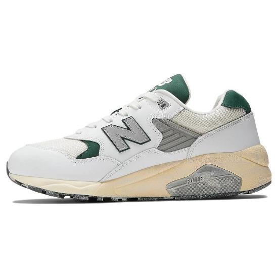 New Balance 580 White Nightwatch Green Unisex Sneakers MT580RCA