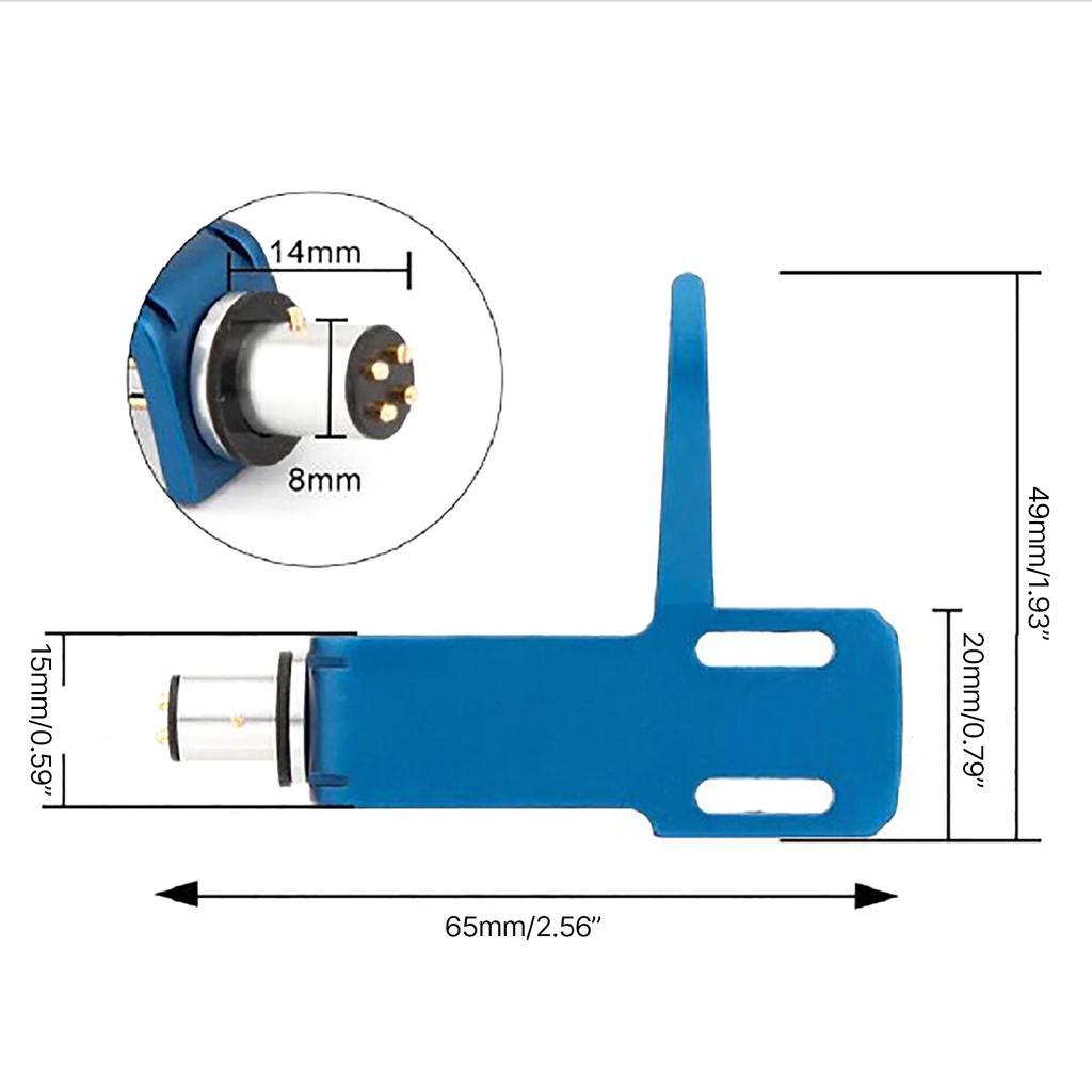 Cartridge Needle Accessories Universal Phono Cartridge Phonograph Head Holder Phonograph Player Headshell Mount