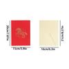 2026 Chinese New Year Retro Metallic Red Gold Foil Greeting Card Year Of The Horse 3D Greeting Card Gold Foil Festival Gift Card