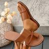 Fashion 2025 Summer Women Flats Casual Sandals Plus Size Clip Toe Beach Slippers Flip Flops Slides Women Slip-On Zapatos De Mujer
