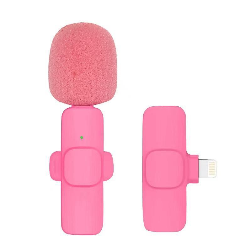 K9 Portable Travel Wireless Lapel Microphone Noise Reduction Universal Mic for Vlogging Interview Live Stream On-the-Go Recording