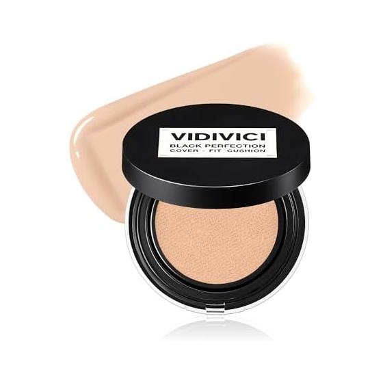 VIDIVICI Black Perfection Cover Fit Cushion Foundation SPF40 PA++ Body 15g Cushion Foundation (23N)