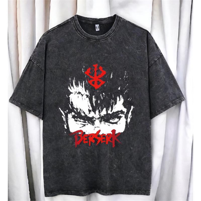 Custom Anime Wash Short-Sleeve Tee 2024