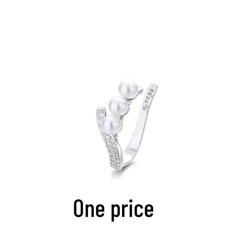 Clipsuri de urechi elegante cu zirconiu în formă de val: Stil european și american, nu este nevoie de piercing