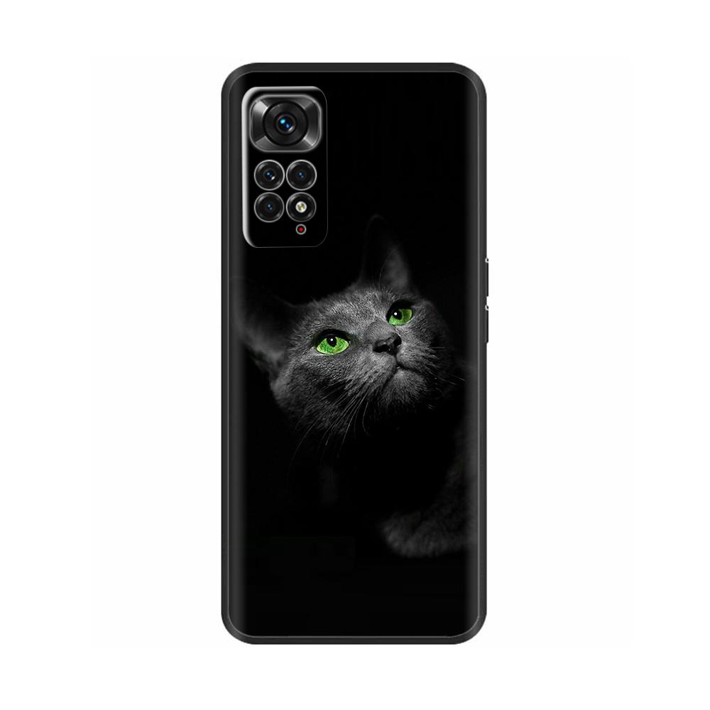 For Redmi Note 11s 11 Pro Case Soft Silicone Protection Back Covers For Xiaomi Redmi Note 11 11Pro Cases Note11 TPU Black Bumper